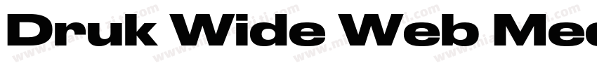Druk Wide Web Mediu字体转换
